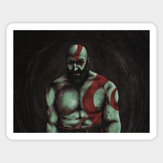 Death Can Have Me When It Earns Me Kratos Sticker TeePublic